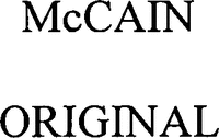 McCAIN ORIGINAL