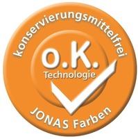 konservierungsmittelfrei o.K. Technologie JONAS Farben