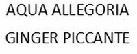 AQUA ALLEGORIA GINGER PICCANTE
