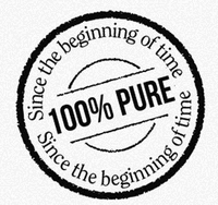 100% PURE Since the beginning of time