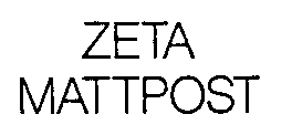 ZETA MATTPOST