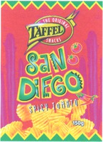 THE ORIGINAL TAFFEL SNACKS SAN DIEGO SPICY TOMATO