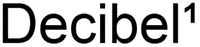 Decibel¹