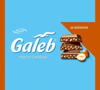 Pionir Galeb mlečna čokolada sa lešnicima