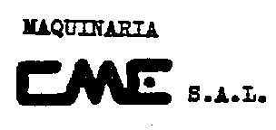MAQUINARIA CME