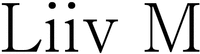 Liiv M