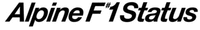 Alpine F#1 Status