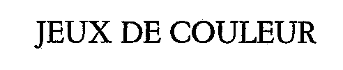 JEUX DE COULEUR