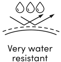 Very water resistant