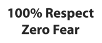 100% Respect Zero Fear