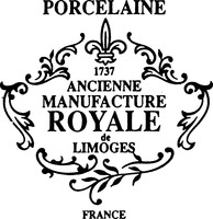 PORCELAINE 1737 ANCIENNE MANUFACTURE ROYALE de LIMOGES