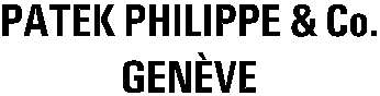 PATEK PHILIPPE & Co. GENÈVE