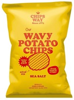 CHIPS WAY Since 1971 WAVY POTATO CHIPS SEA SALT