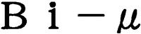 Ｂｉ－μ