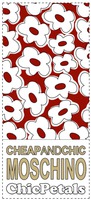 CHEAPANDCHIC MOSCHINO Chic Petals