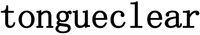 tongueclear