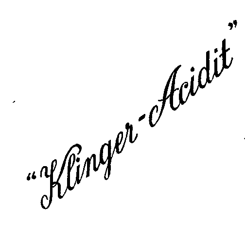Klinger-Acidit