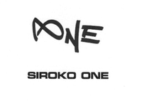 ONE SIROKO ONE