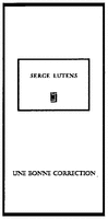 SERGE LUTENS LS UNE BONNE CORRECTION