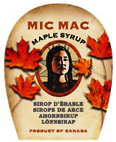 MIC MAC MAPLE SYRUP SIROP D'ÉRABLE SIROPE DE ARCE AHORNSIRUP LÖNNSIRAP PRODUCT OF CANADA