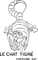 LE CHAT TIGRÉ CHESHIRE CAT