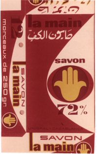 savon la main