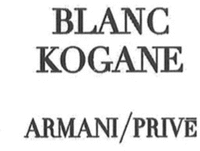 BLANC KOGANE ARMANI/PRIVÉ