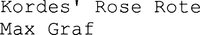 Kordes' Rose Rote Max Graf