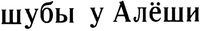 The non-Latin characters in the mark transliterate to “shu bei wu a liao shi ei” and the Russian wording as a combination convey no special meaning.