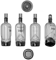Mont Blanc VODKA Distilled and bottled in country GRANDE ÉPOQUE