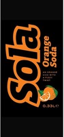 Sola Orange Soda AN ORANGE KICK WITH A FIZZY TWIST