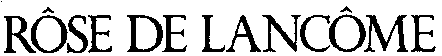 RÔSE DE LANCÔME