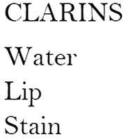 CLARINS Water Lip Stain