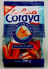 Les Petits CORAYA MINI SNACKS Saveur Crabe