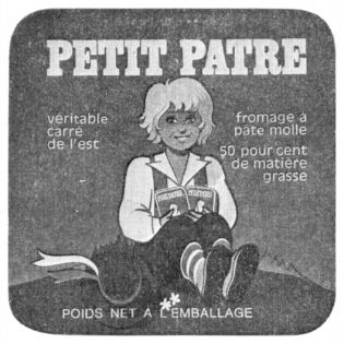 PETIT PATRE véritable carré de l'est fromage à pâte molle