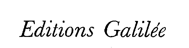 Editions Galilée