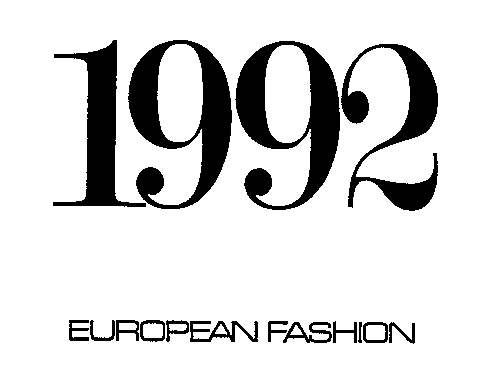 1992 EUROPEAN FASHION
