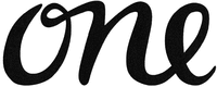 one