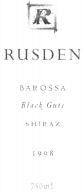 RUSDEN BAROSSA Black Guts SHIRAZ 1998