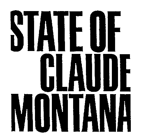STATE OF CLAUDE MONTANA