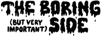 THE BORING (BUT VERY IMPORTANT) SIDE