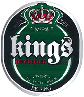 king's premium QUALITY BEER BE KING