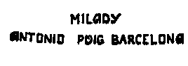 MILADY ANTONIO PUIG BARCELONA
