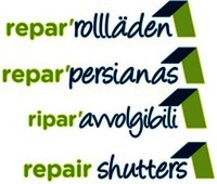 repar'rollläden repar'persianas ripar'avvolgibili repair shutters