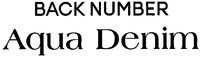 BACK NUMBER Aqua Denim