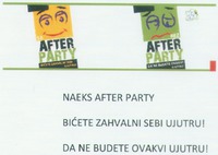 NAEKS AFTER PARTY BICETE ZAHVALNI SEBI UJUTRU! DA NE BUDETE OVAKVI UJUTRU!