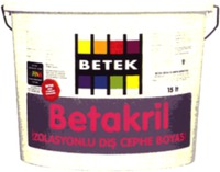 BETEK Betakril IZOLASYONLU DIS CEPHE BOYASI