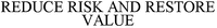 REDUCE RISK AND RESTORE VALUE