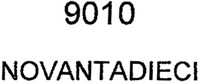 9010 NOVANTADIECI