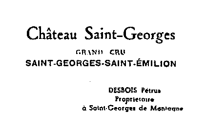 Château Saint-Georges